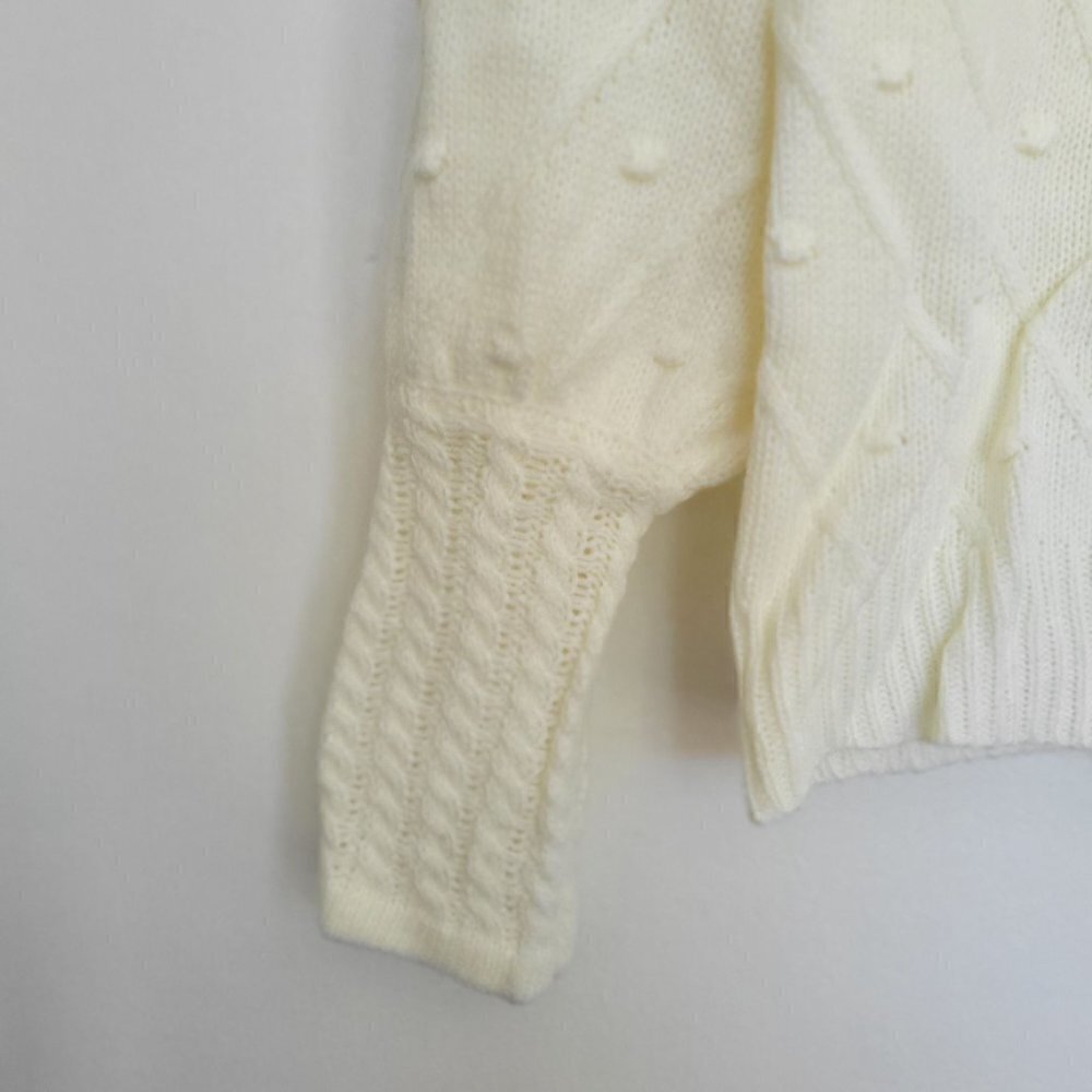NWT Sweater White Women Size XL - Picture 5 of 12